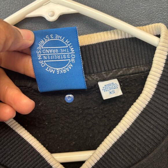 Vintage 1996 Adidas Letterman Jacket Varsity Soccer Bomber Athletic Varsity Rare - Picture 4 of 12